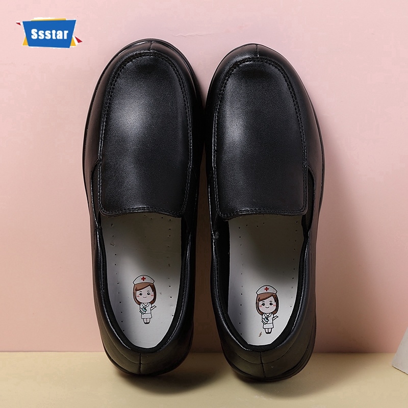 Giày Lười Da Đế Độn Size 35-41 Cho Nữ
