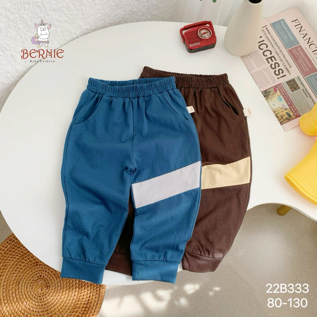 Bộ thu đông dài tay bé trai, bộ phông dài cá tính phong cách thể thao