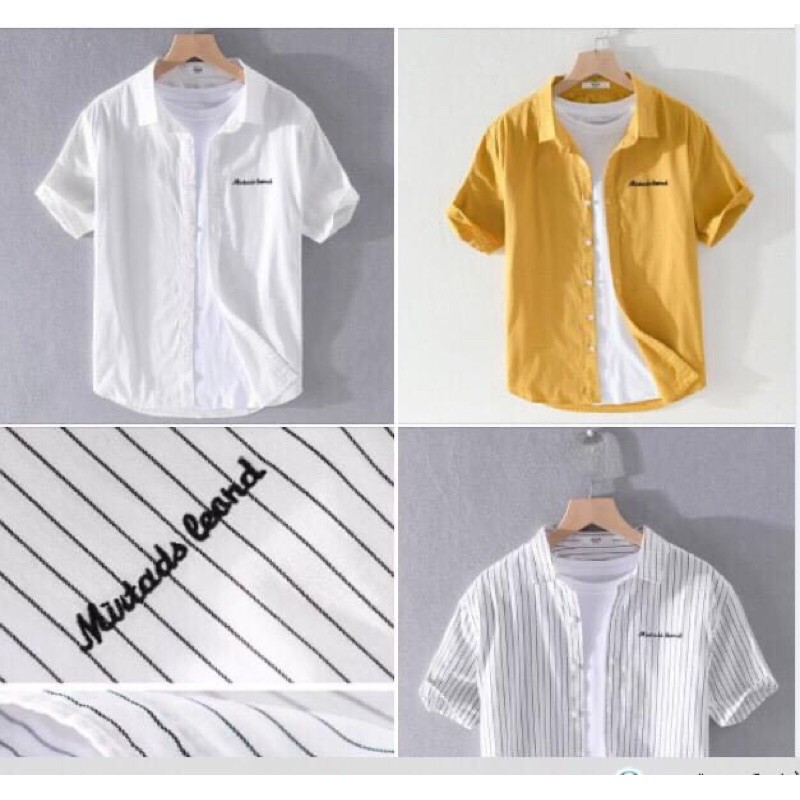 Áo sơ mi đũi cao cấp ( áo ngoài ) | BigBuy360 - bigbuy360.vn