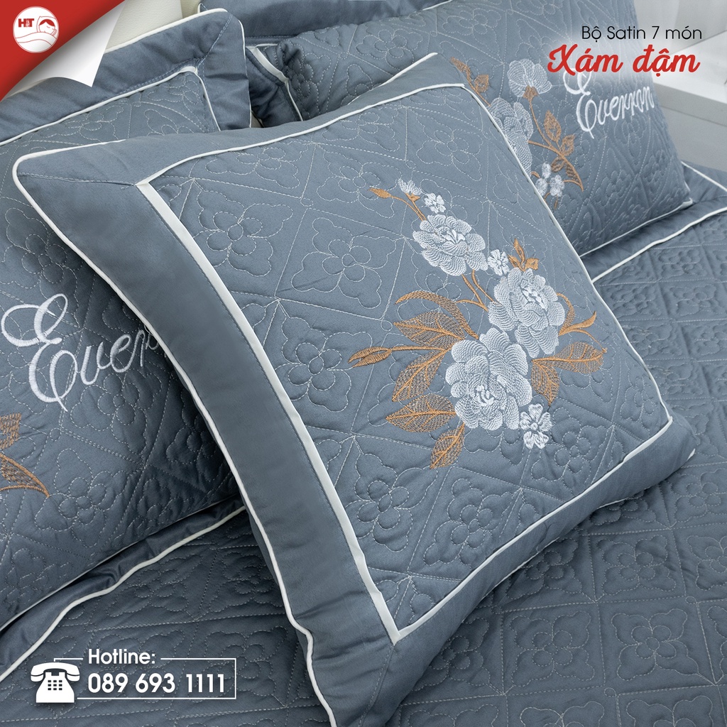 Vỏ gối đầu cotton satin, vỏ gối tựa cotton satin, ga gối cưới( kích thước nhắn cho shop)