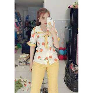 Đồ bộ đũi xốp hình trái đào