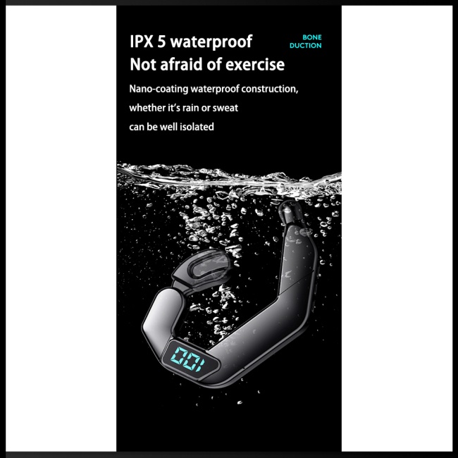 Tai nghe không dây Zevaret V19 Móc Vành Tai Có Màn Hình Hiển Thị Kỹ Thuật Số