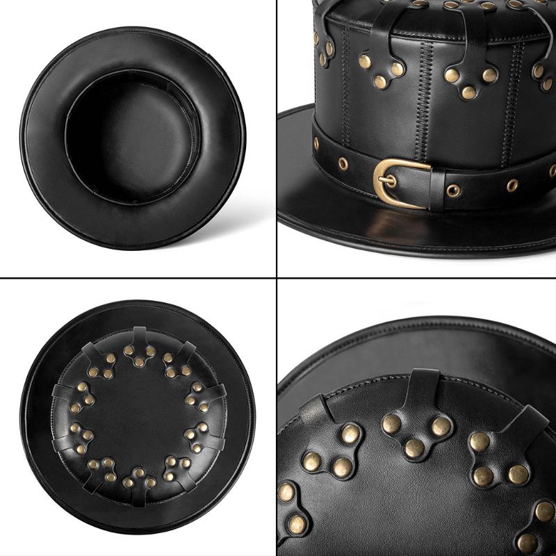 Băng Đô Da Hóa Trang Phong Cách Steampunk Ngày Halloween