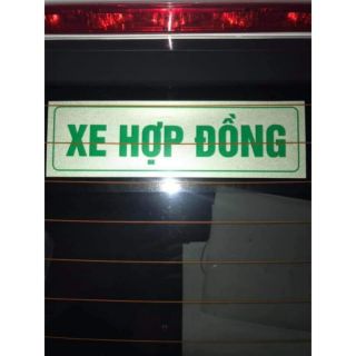 1 cặp tem xe hợp đồng phản quang