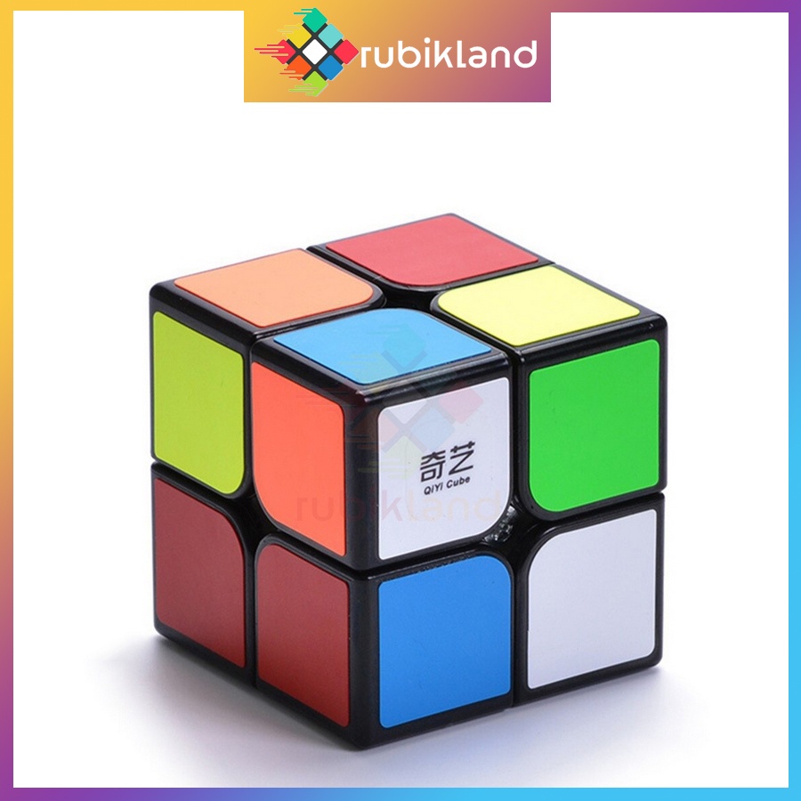 Rubik 2x2 QiYi QiDi Rubic 2 Tầng 2x2x2 Viền Đen Đồ Chơi Trí Tuệ