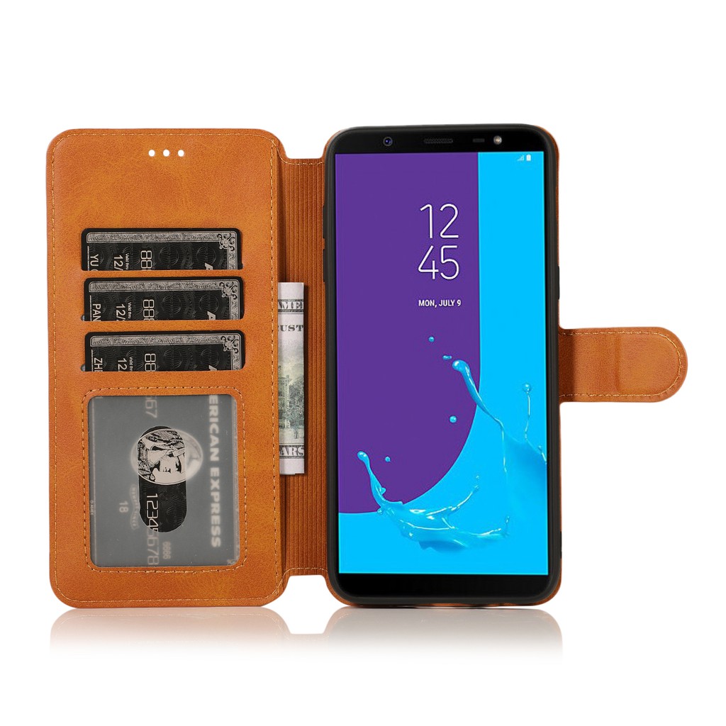 Bao da điện thoại mềm chống sốc thiết kế có ngăn thẻ cho SAMSUNG J4 J6 J8 J730 J7 Pro Plus Redmi K20 Pro | BigBuy360 - bigbuy360.vn