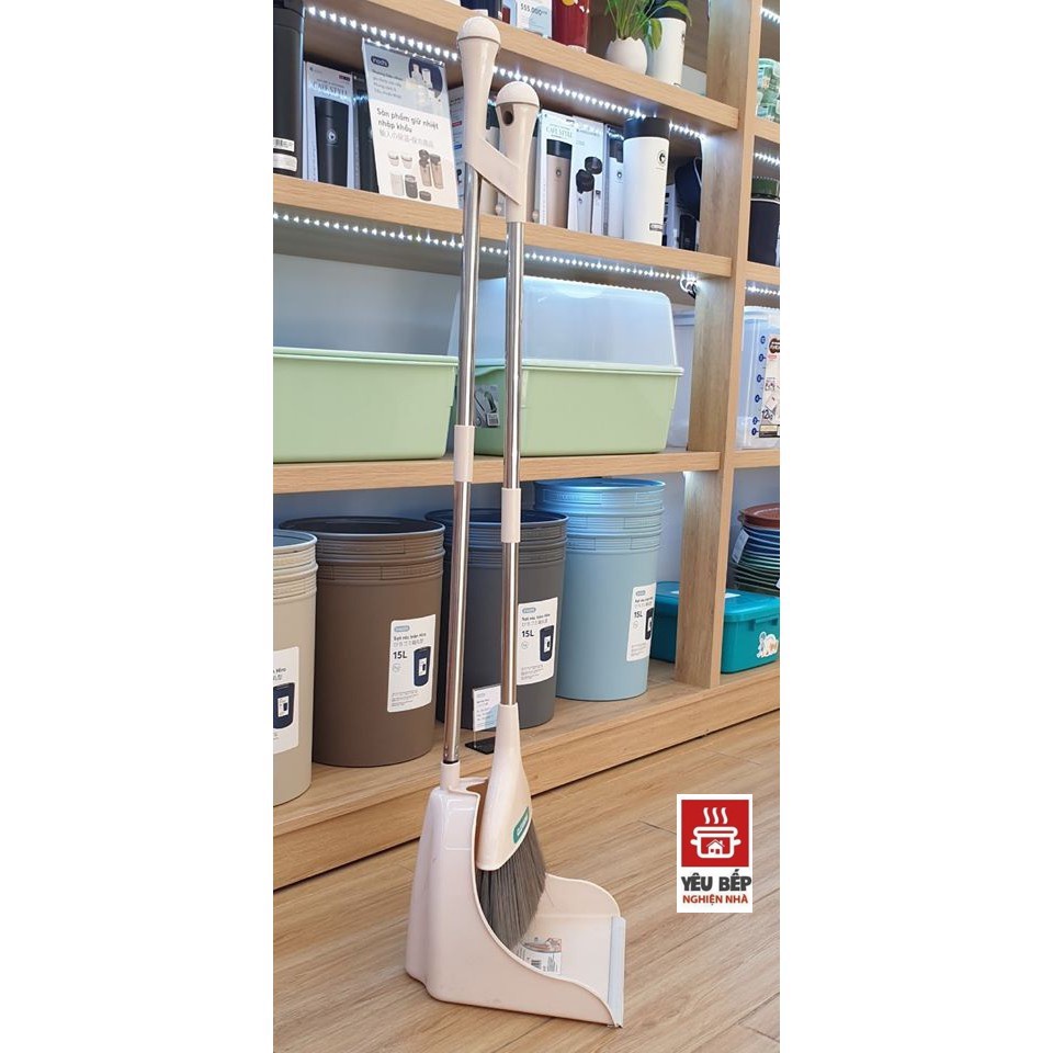Bộ Chổi Quét Nhà Kèm Hốt Rác 2 Trong 1 Tiện Lợi INOCHI CK03 Bền đẹp, Dọn Vệ Sinh Gia Đình, Văn Phòng Tiện dụng.