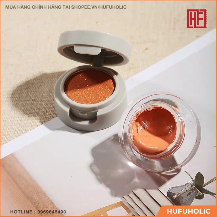 Phấn mắt nhũ mắt 3 lớp HERORANGE Light Breeze Floating Shadow Three Color Eyeshadow GOGO TALES Magnificent GOGO23 HERO28