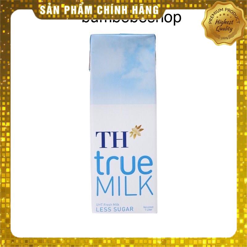 Hộp sữa tươi TH true milk có đường/ít đường/không đường 1 lít