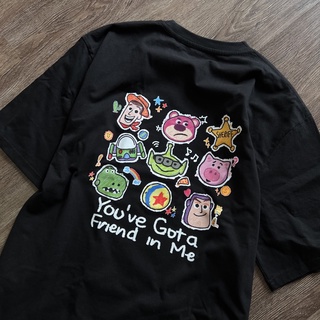 ÁO THUN NAM NỮ [ TOY STORY ICON ] - STYLE VẼ BURT SÁP