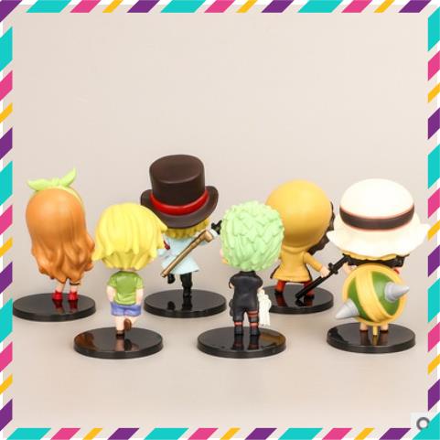 Mô Hình Nhân Vật OnePiece, Luffy, Zoro, Sanchi ChiBi, Cao 12,5cm - Trang Trí Decor Phòng Học - Tượng Figure One Piece