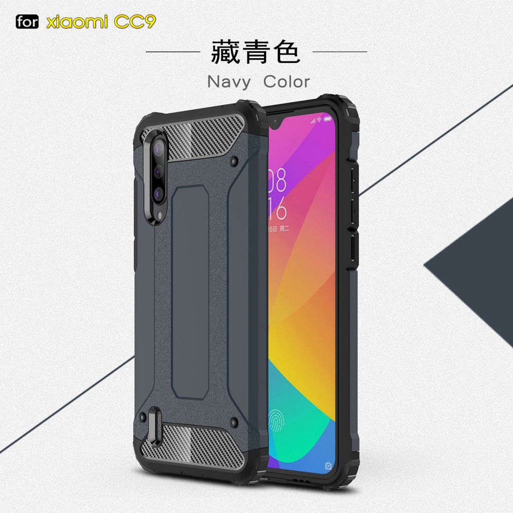Ốp Lưng Chống Sốc Cho Điện Thoại Xiaomi Mi Cc9 / Cc9E / 9 Lite / A3