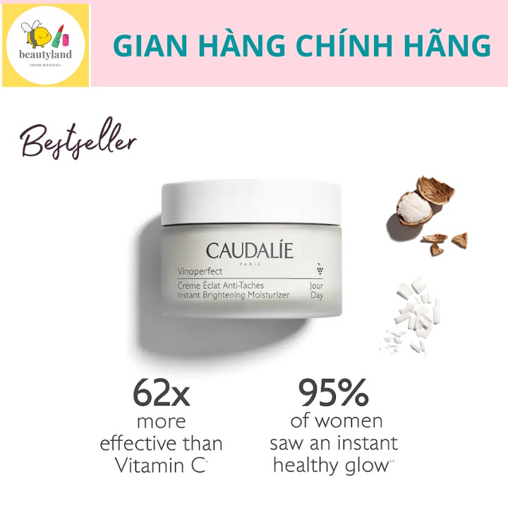 Kem dưỡng ban ngày Caudalie Vinoperfect spf 20