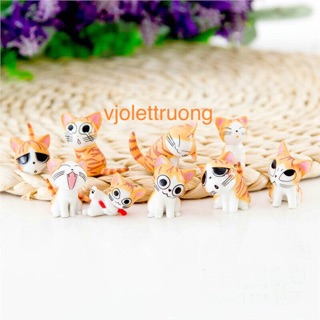 charm mèo nhiều màu