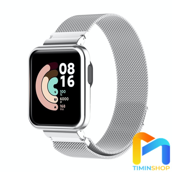 Dây Xiaomi Mi Watch Lite - Dây thép, khóa nam châm