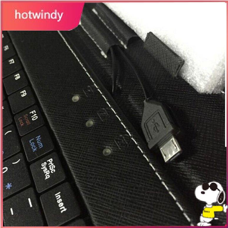 Bao da máy tính bảng kèm bàn phím USB 10.1 Inch cho Android Windows Tablet 8/24