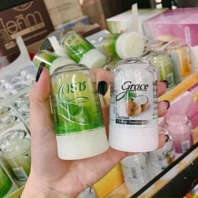 Lăn Khử Mùi Đá Khoáng Grace Thái Lan 70g