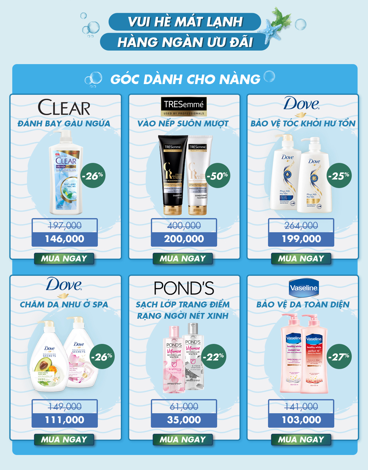 Mua các sản phẩm của Unilever với giá cực ưu đãi Shopee