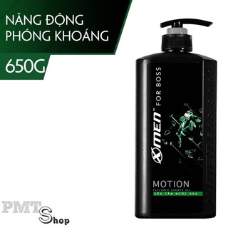 Sữa tắm Nước hoa X-Men For Boss Motion 650g - Mùi hương năng động phóng khoáng