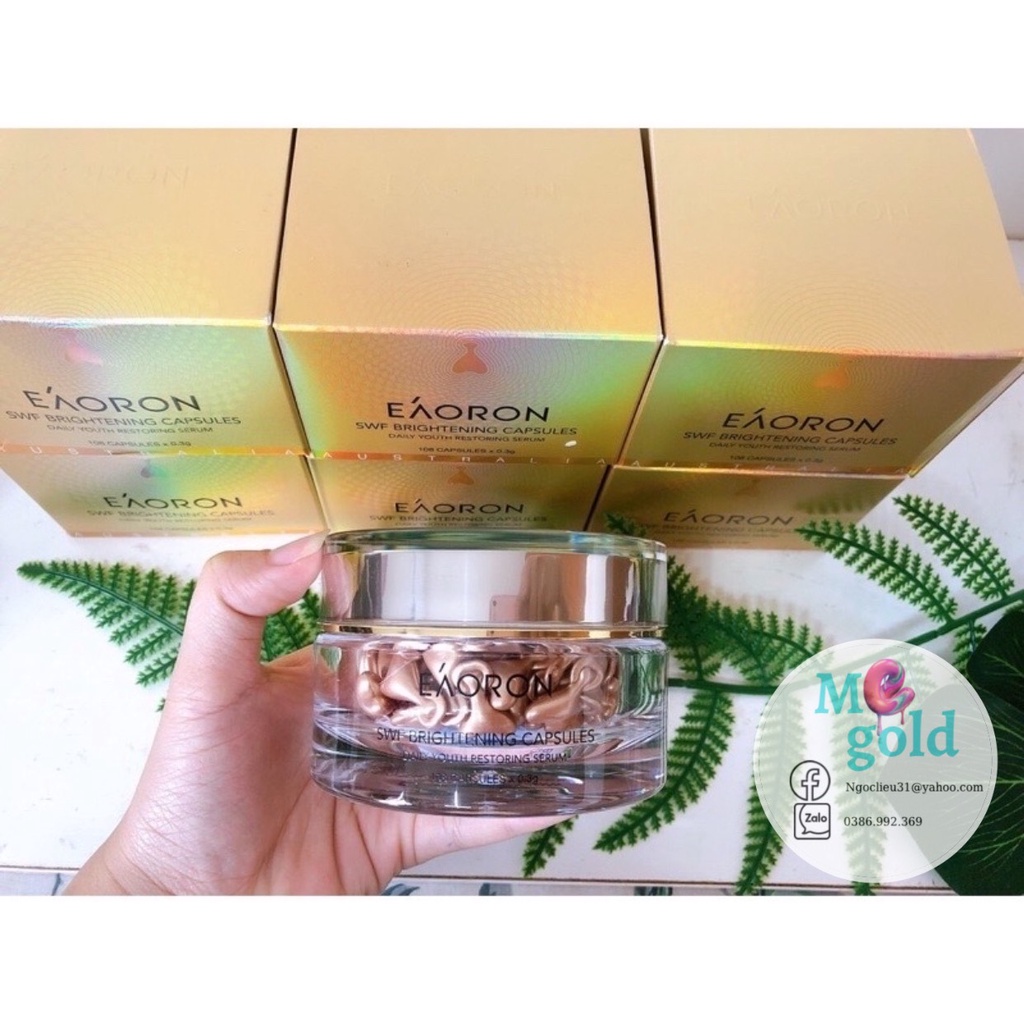 Viên serum dưỡng trắng da EAORON SWF Whitening Capsules Serum CHÍNH HÃNG108 viên