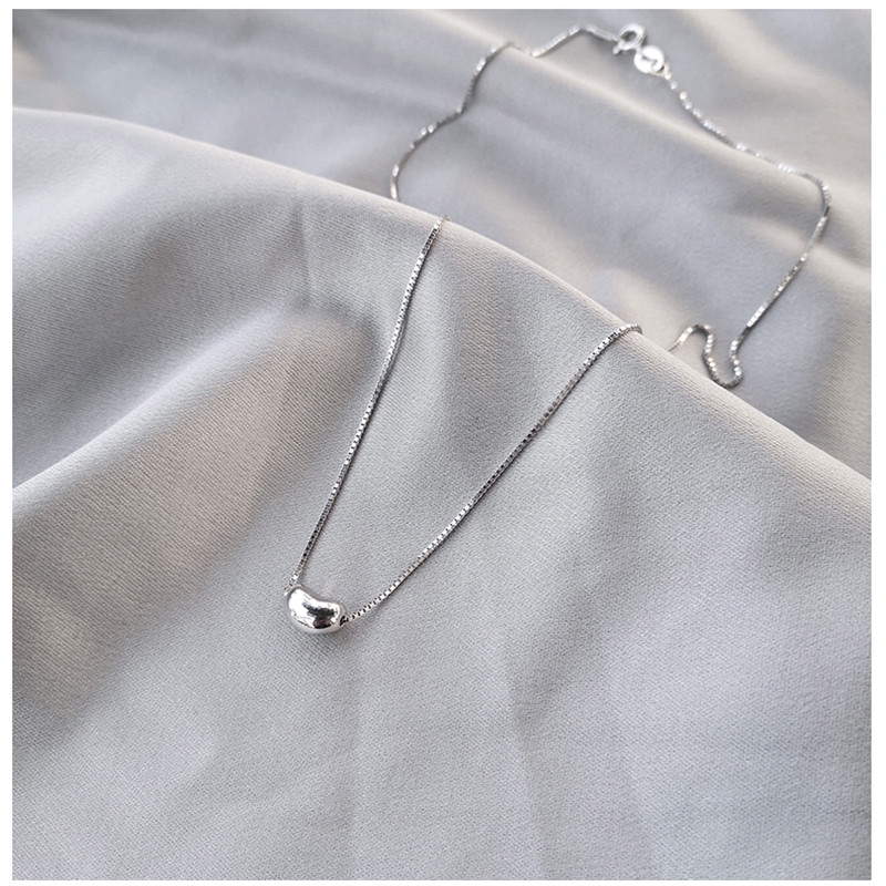 vòng cổ Mạ Bạc 925 Thiết Kế Đơn Giản Hợp Thời Trang