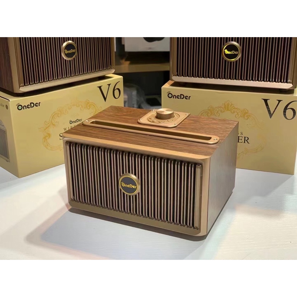 Loa Bluetooth Không Dây OneDer V6 - Công Suất 20W - Âm Thanh Siêu Trầm- Linkeetech