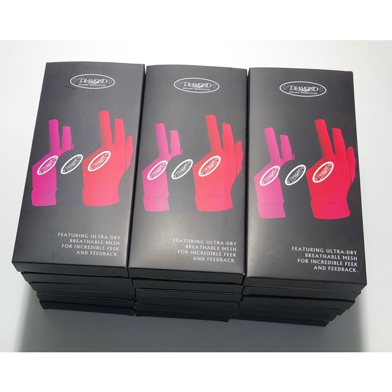 Găng Tay Bida DIAMOND Hở Ngón Nhập Khẩu