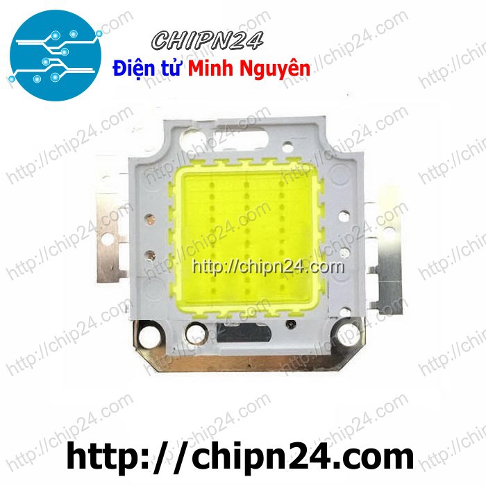 [1 CON] (KG1) Chip Led 30W Trắng Sáng 30-32V