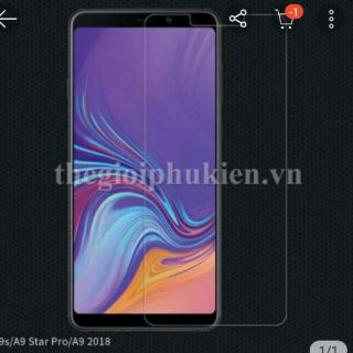 Bộ 2 kính cường lực samsung A9 2018 cao cấp chống vỡ