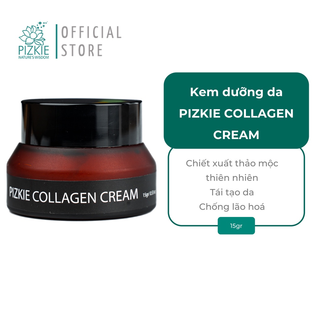 [Mã LTP50 giảm 50000 đơn 150000] Kem Dưỡng Trẻ Hóa, Tái Tạo Da Pizkie Collagen Cream Chống Lão Lóa Dưỡng Da Tươi Sáng