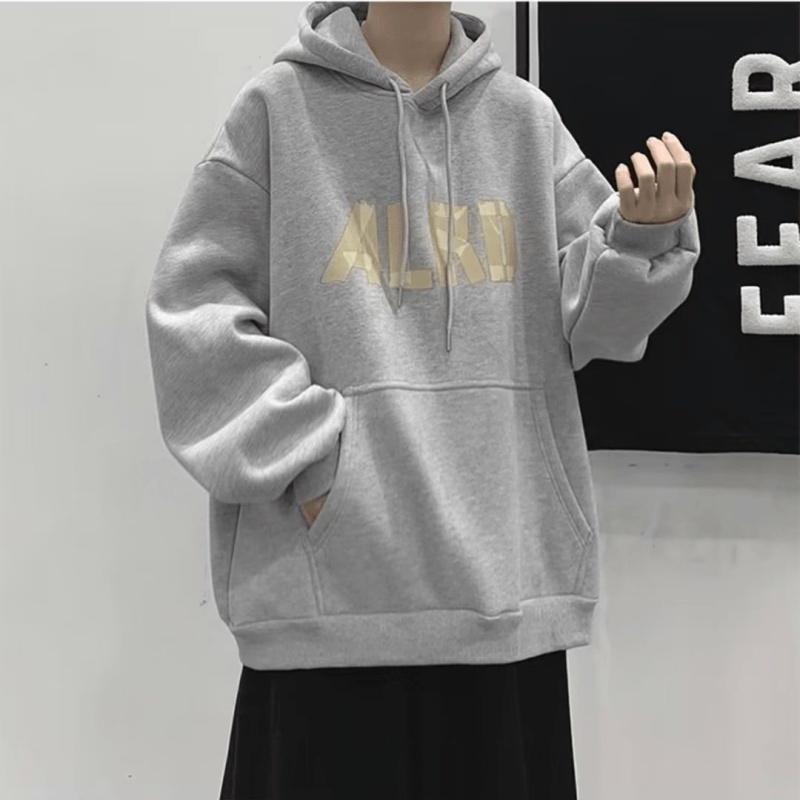 Áo hoodie In Chữ Phong Cách Thời Trang Nhật Bản Dành Cho Nam Giới Có Size M-5XL