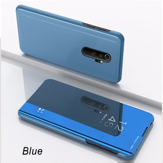 Xiaomi Redmi Note 8 8 Pro Flip Case Smart Luxury Plating View Mirror Covers