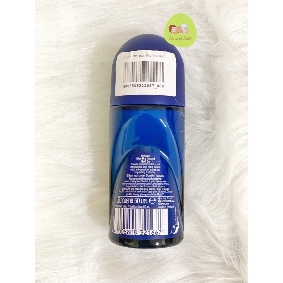 LĂN ngăn mùi NIVEA MEN dành cho Nam ( 50ml )