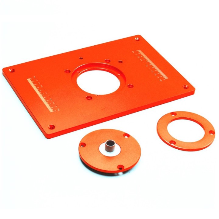 Mặt Bàn Máy Phay Đỏ - Mặt Bàn Máy Soi Cầm Tay Cốt 12.7mm Dùng Để Chế Tạo Mặt Bàn Máy Phay