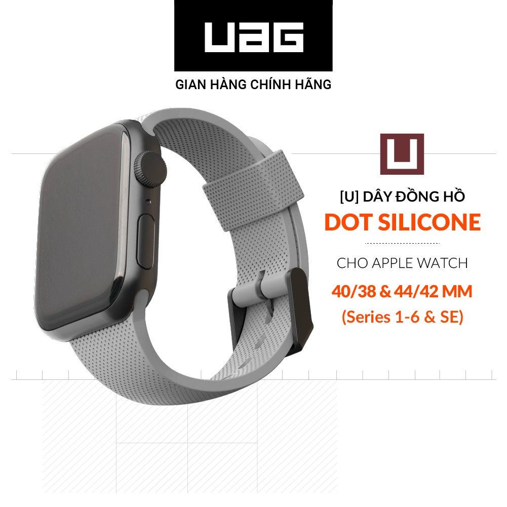 [U] Dây đồng hồ UAG Dot Silicone cho Apple Watch Serire 6/5/4/SE