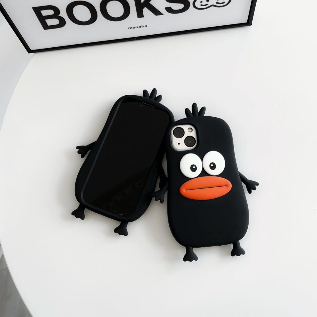 Ốp Điện Thoại Mềm Chống Rơi Hình Xúc Xích Mắt To Hoạt Hình Cho iPhone 13 / 12 / 12PRO MAX / 13PRO MAX / 6 / 7 / 8