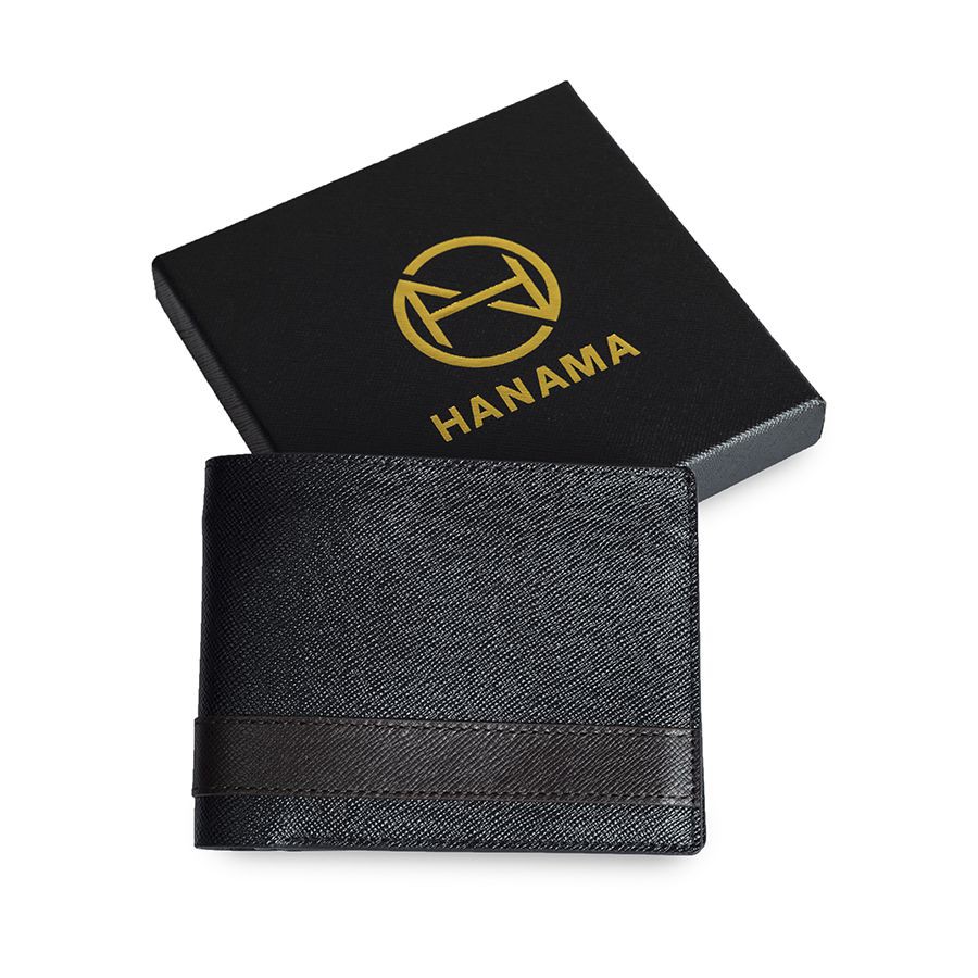 Ví da bò Hanama Note 6 dáng ngang