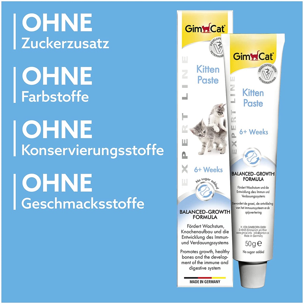 Gel dinh dưỡng Gimcat Kitten Gel dinh dưỡng cho mèo con phát triển toàn diện GG08