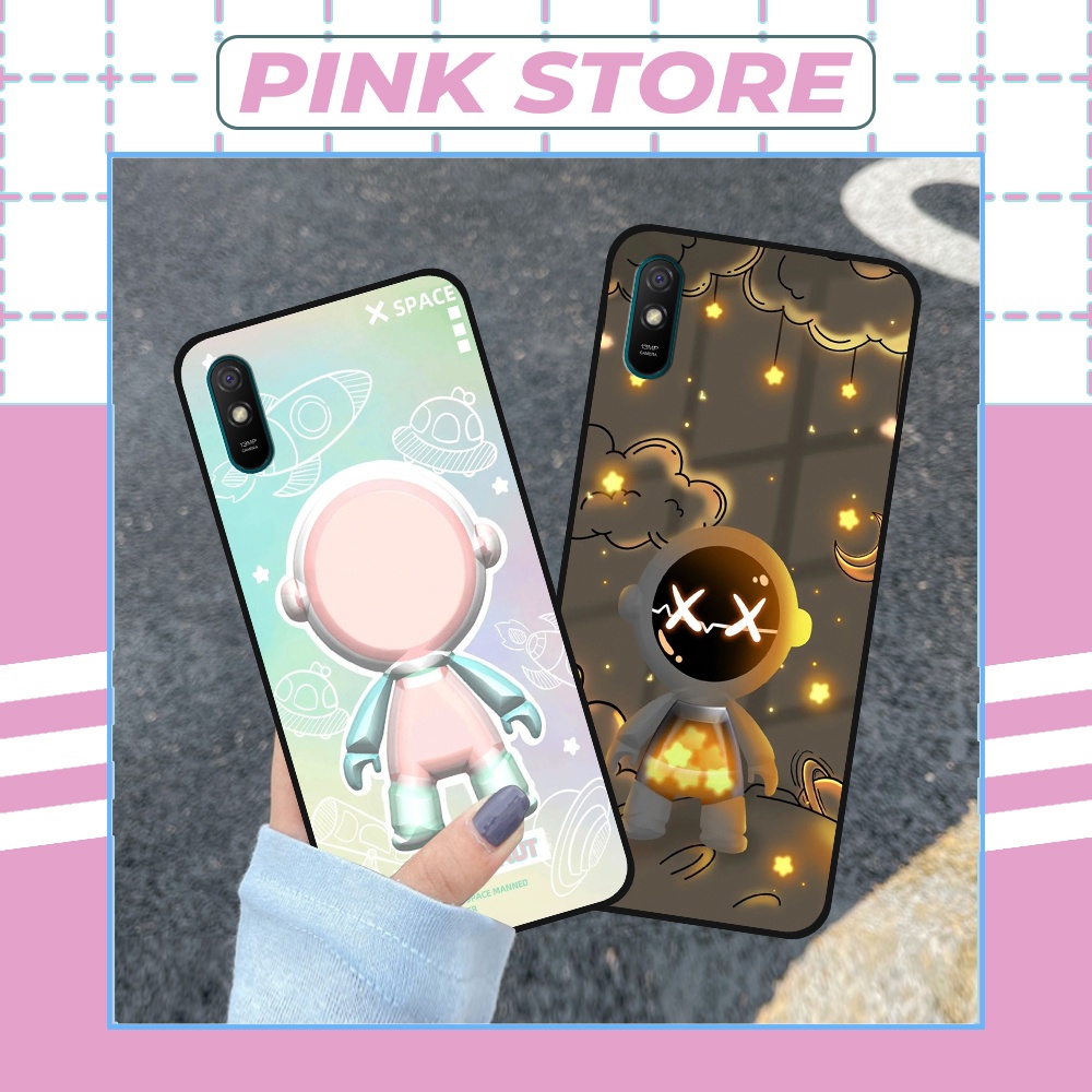 Ốp lưng Xiaomi Redmi 9A in hình phi hành gia - vũ trụ siêu ngầu