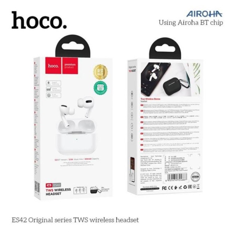 TAI NGHE BLUETOOTH HOCO ES42 TAI NGHE AIRPODS PRO 1:1 HOCO - TAI NGHE BLUETOOTH THỂ THAO