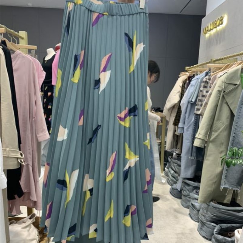 Chân váy xếp ly in hoa | BigBuy360 - bigbuy360.vn