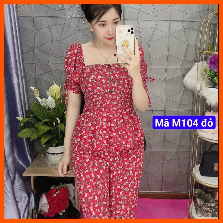 [ MÃ M104 ] Đồ Bộ Kiểu Nữ Xinh Đẹp , Chất Lụa Mềm Mát Fom Chuẩn Sang . ĐỒ BỘ MẶC NHÀ ĐẸP