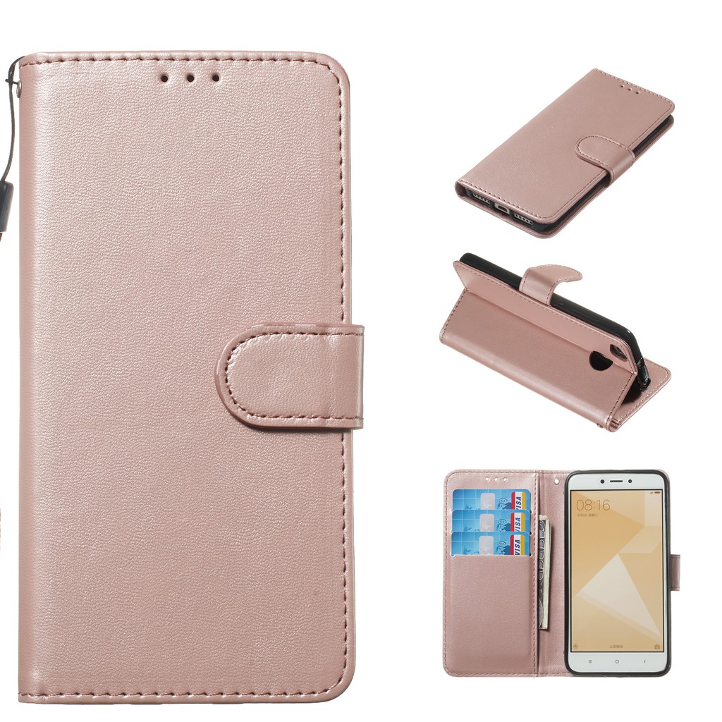 Casing For Xiaomi Redmi 4 4x Leather Case