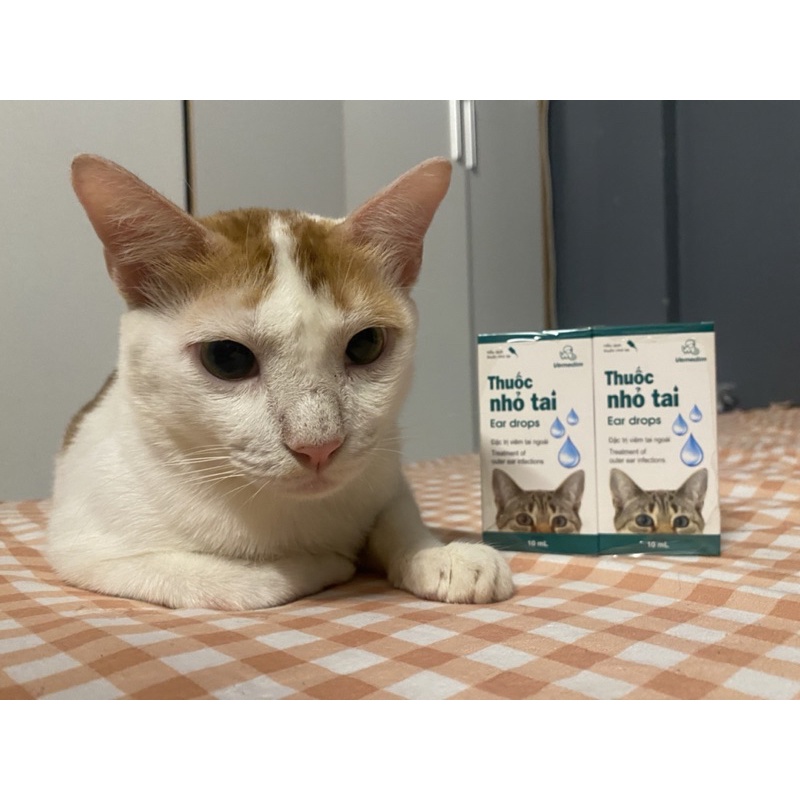 Vemedim - Dung Dịch Nhỏ Tai, Đặc Trị Viêm Tai Ngoài Cho Chó Mèo