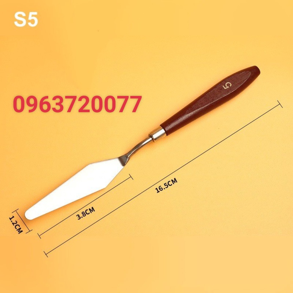 Bay pha màu acrylic, gouache, sơn dầu, bay trộn màu vẽ tranh nhiều size chuyên nghiệp