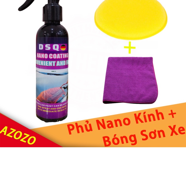 (Siêu tốc) Bình Xịt Nano - Ceramic Wax - Phủ Nano Kính Ô tô - Xịt Bóng Xe Máy - Chống Nước Kính, Phủ Bóng Xe - Ceramic a