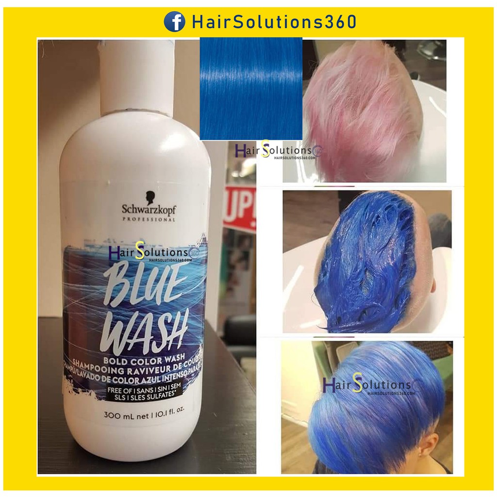 Dầu gội nhuộm dưỡng tóc Schwarzkopf Bold Color Wash Blue Đức - Hairsolutions360