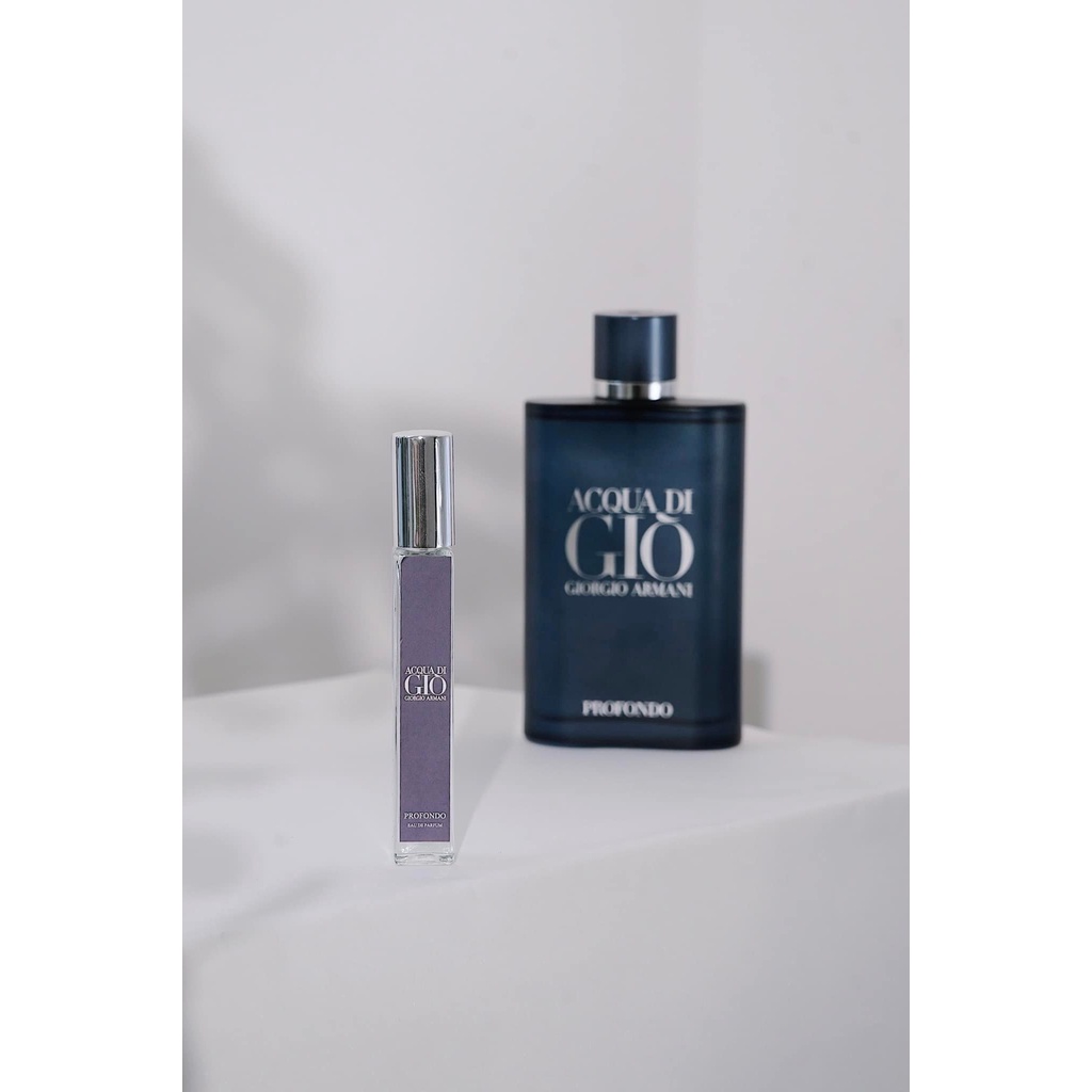 Nước Hoa Nam Giorgio Armani Acqua di Gio Profondo - Giò Xanh - Chiết 10ml - Mẫu Thử