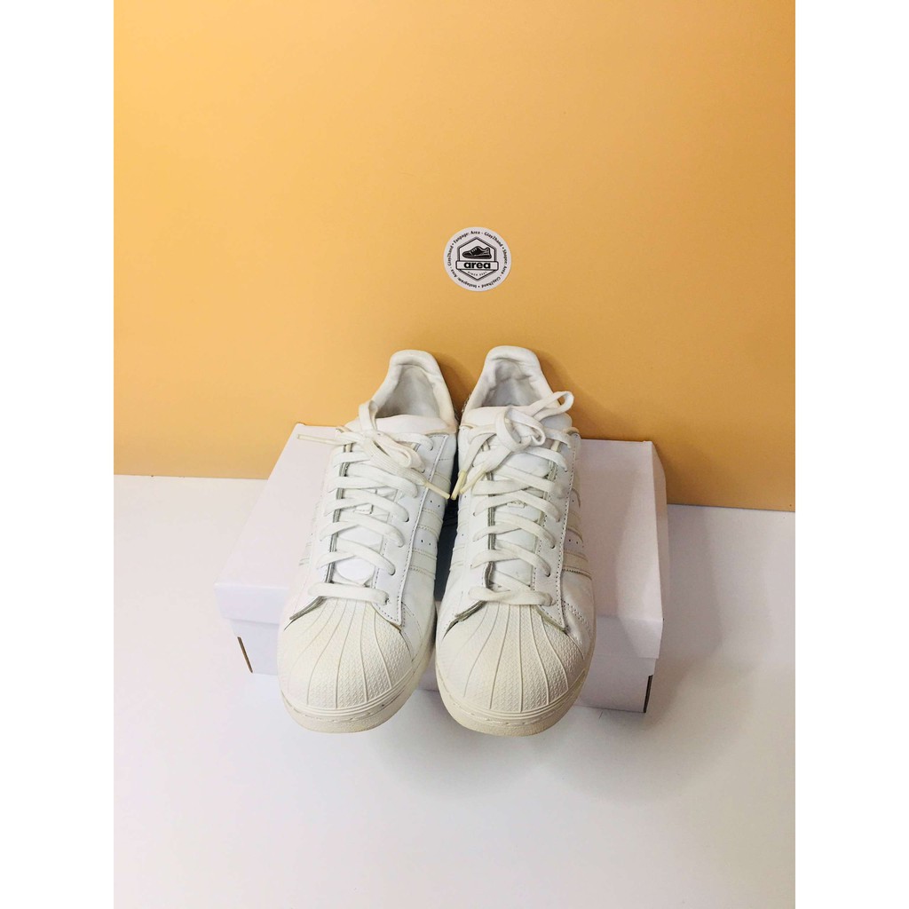 Giày Adidas Superstar W-trắng-Size 43 1/3