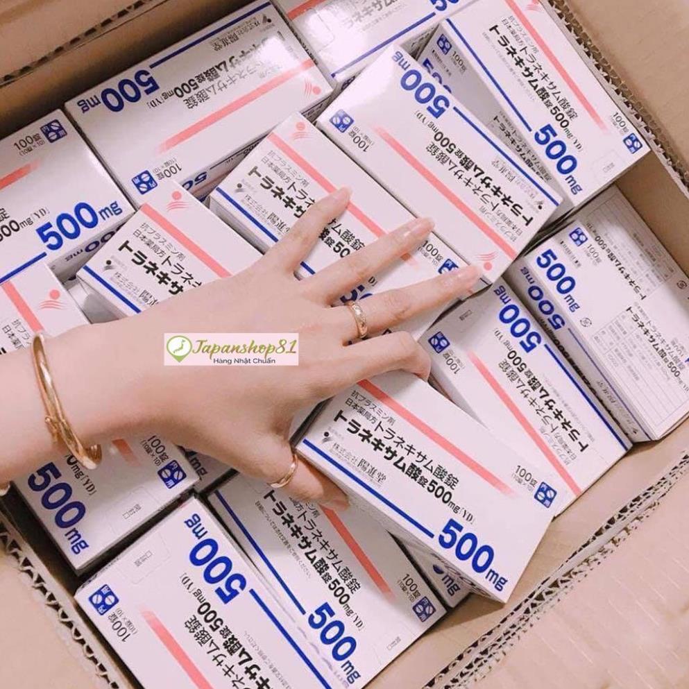 Viên uống trắng da Transimin 500mg Nhật Bản mờ thâm nám 100 viên